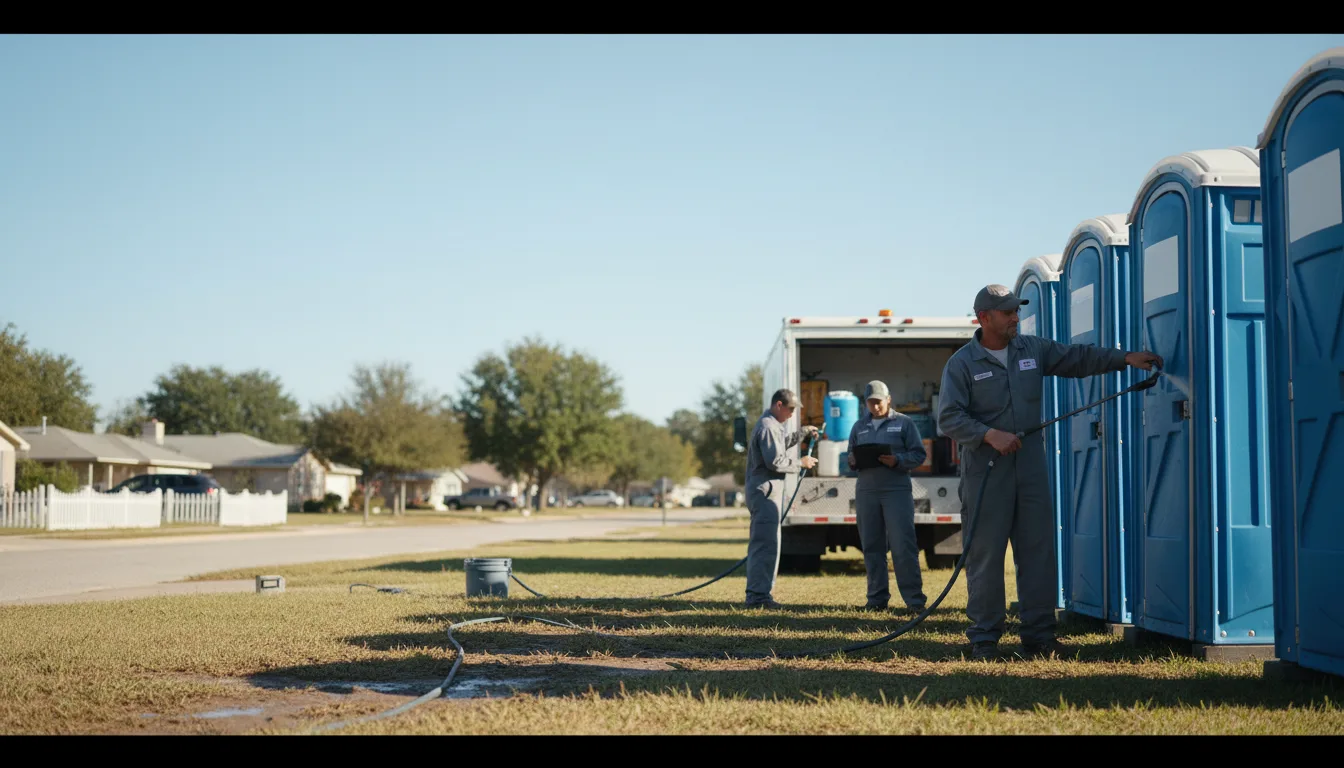Long-Term Portable Toilet Rental in Hickory Plains, AR near me